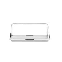 Display Roll-top dublu 380x260x(H)170mm Alb, Hendi