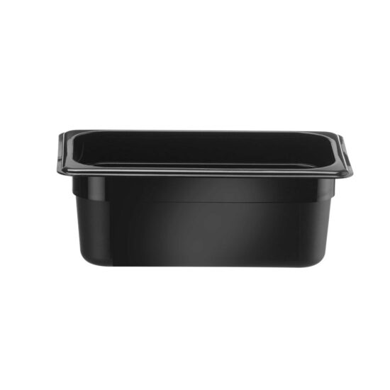 Recipient GN 1/4 265x160x(H)100mm Negru, Hendi