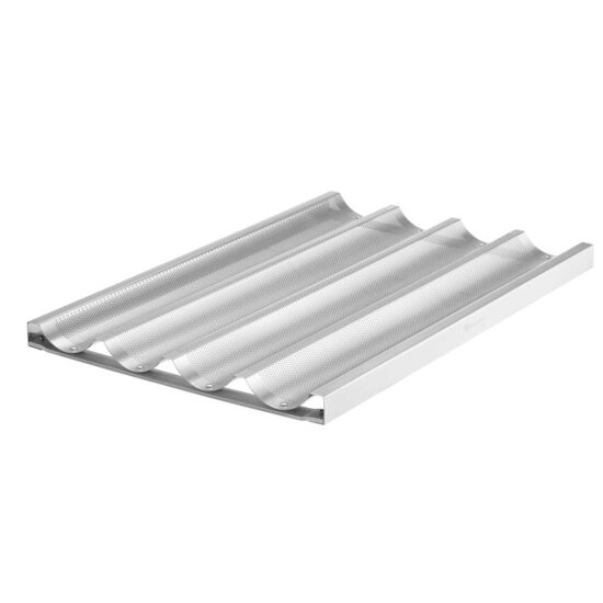 Tava pentru baghete 600x400mm Argintiu cod 808887, Hendi