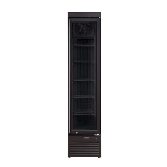 Dulap de congelare, cu usa de sticla SLIM, Arktic, 117L, Negru, 230V/350W, 420x600x(H)1880mm