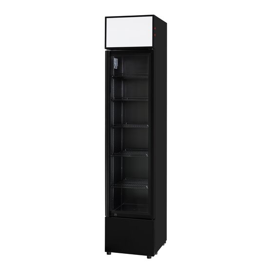 Dulap frigorific de expunere SLIM 390x475x(H)1880mm, Hendi