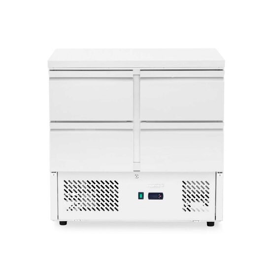 Masă frigorifică cu 4 sertare, Arktic, 97L, Argintiu, 230V/220W, 900x700x(H)868mm