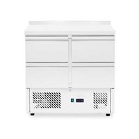 Masă frigorifică cu 4 sertare, Arktic, 97L, Argintiu, 230V/220W, 900x700x(H)908mm
