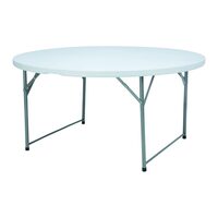Masă tip bufet, rotundă, AmerBox, Alb, ⌀1830x(H)740mm, Rotund