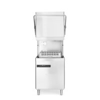 Mașină de spălat vase cu capotă (pass-through), control electronic, HENDI, Profi Line, Argintiu, 400V/6520W, 655x785x(H)1500mm