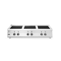 Plită cu inducție, 6 arzătoare, HENDI, 3x3.5 kW hobs & 3x5 kW hobs, 400V/25500W, 1200x700x(H)311mm