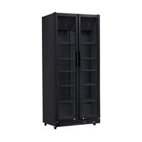 Răcitor de bar cu două uși, Arktic, 437L, Negru, 230V/510W, 870x605x(H)1996mm