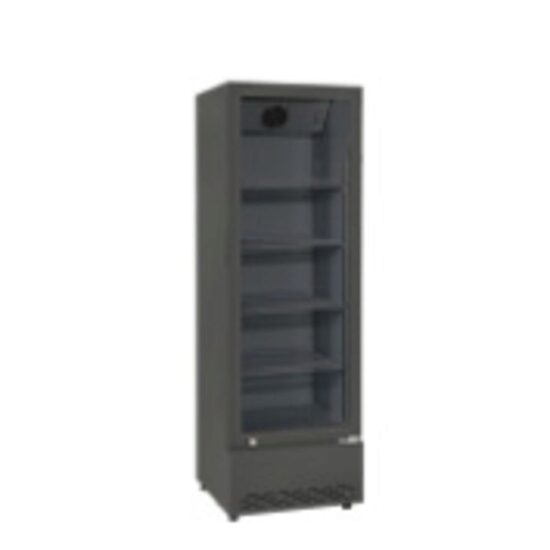 Răcitor de bar cu ușă din sticlă, Arktic, 158L, Negru, 230V/290W, 540x540x(H)1527mm