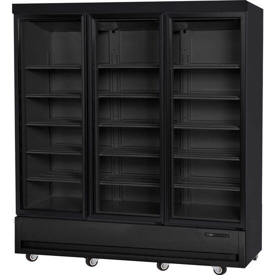 Vitrină frigorifică, Arktic, 1075L, Negru, 230V/550W, 1920x755x(H)2100mm