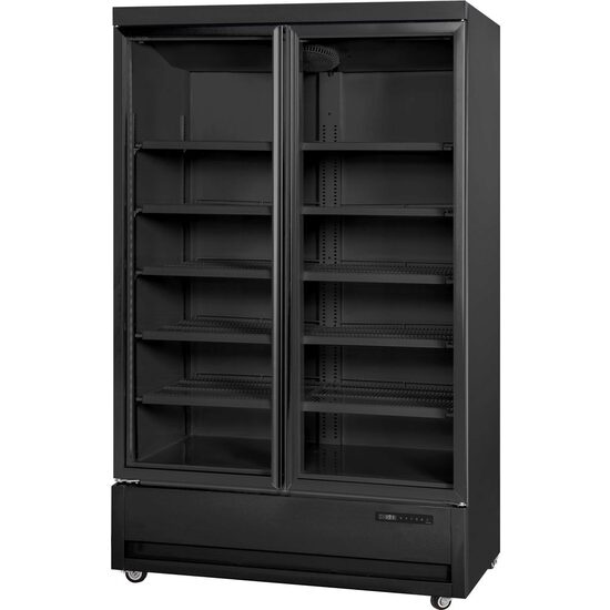 Vitrină frigorifică, Arktic, 697L, Negru, 230V/420W, 1290x755x(H)2023mm
