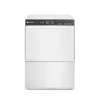 Mașină de spălat vase 50x50 Doppio, HENDI, Budget Line, cu dozator de detergent și pompă de scurgere, 400V/4900W, 565x605x(H)830mm