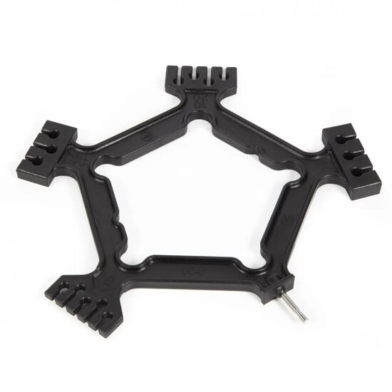 Dispozitiv de curatare pentru gratare Sammic, Sammic, Negru, 254x254x(H)30mm, Diverse