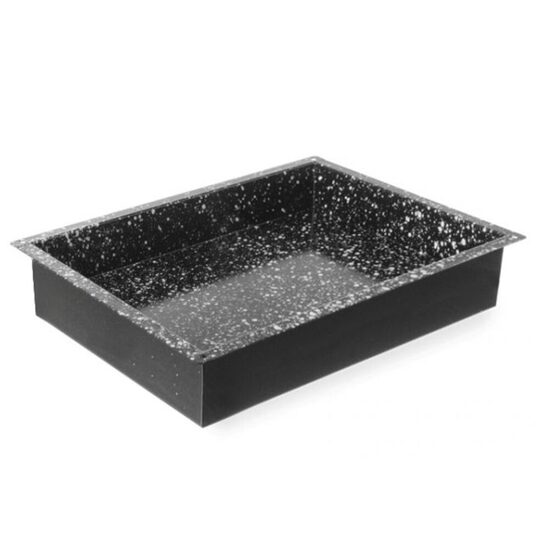 Tava pentru cuptor convectomat Classic GN 2/3 HENDI neagra 354x325x(H)60mm