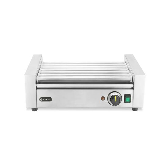 Grill cu role pentru carnati 620W, argintiu, Hendi