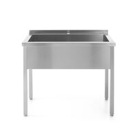 Spalator cu 1 Cuva Mare - sudata, otel inoxidabil, Hendi, Profi Line, 800x600x(H)850 mm