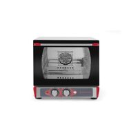 Cuptor convectie cu umidificator, Revolution by Hendi, 4 tavi 450x340 mm incluse, 2 elemente incalzire, termostat reglabil, 50-300 gr C, 2850 W, timer 0 - 120 min 560x594 (H) 575 mm