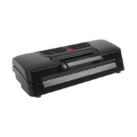 Aparat de vidat si sigilat alimente, SousVideTools VS270P, vacuum 0,9 bar, banda etansare maxima 30 cm, pompa dubla 20 litri, pentru pungi gofrate, dimensiuni 405x160x95(h)mm