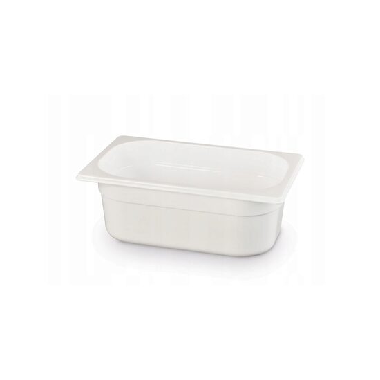 Tava gastronorm GN 1/4 din policarbonat, Hendi, 1.8 litri, 265x162x65 mm Hendi rezistenta la temperaturi -40 pana la 110 C