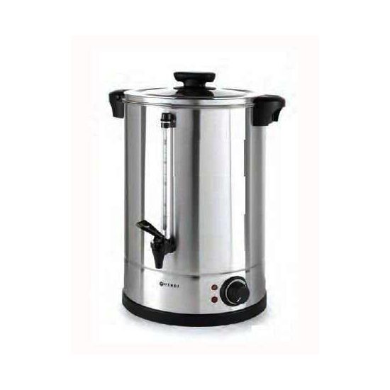 Boiler profesional pentru bauturi calde, Hendi, 2250 W, 20 L, Temp 30 - 100 C , Argintiu, sistem inchidere "Twist-lock", Inox, 360x380x(H)598 mm