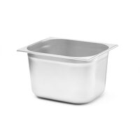 Tava Gastronorm GN 1/2 - pentru cuptoare, HENDI, 11,6L, Argintiu, 325x265x(H)200mm