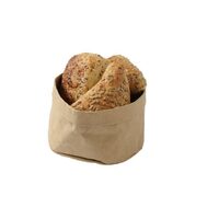 Cos pentru servire paine, Hendi fabricat din hartie lavabila kraft, Bej, 170x170x(H)150 mm