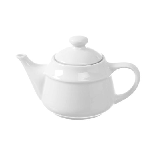 Ceainic Fine Dine Bianco 500 ml, Alb, Portelan