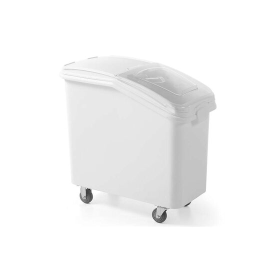 Container pentru alimente uscate, 81 lt, echipat cu capac si 4 roti, Amerbox,  333x743x(H)711 mm