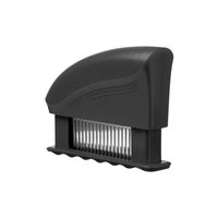 Dispozitiv fragezire carne Hendi, cu 51 lame, otel inoxidabil 18/8, plastic ABS, Negru, 15x4.2x11.8 cm