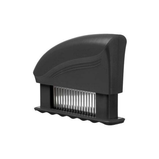 Dispozitiv fragezire carne Hendi, cu 51 lame, otel inoxidabil 18/8, plastic ABS, Negru, 15x4.2x11.8 cm
