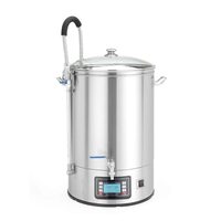 Aparat profesional pentru producere bere, capacitate 60 l, 3000 W,  diametru 400x (H) 780 mm, panou digital, inox AISI 304, operare manuala sau automata, memorie salvare retete